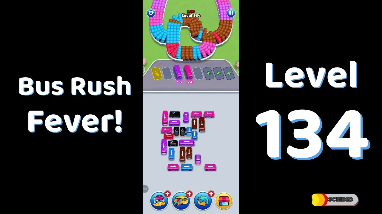 Bus Traffic Fever Level 134 board