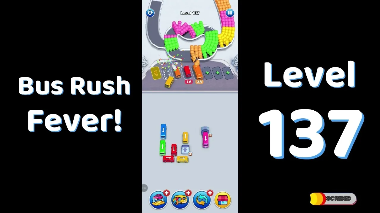 Bus Traffic Fever Level 137 board