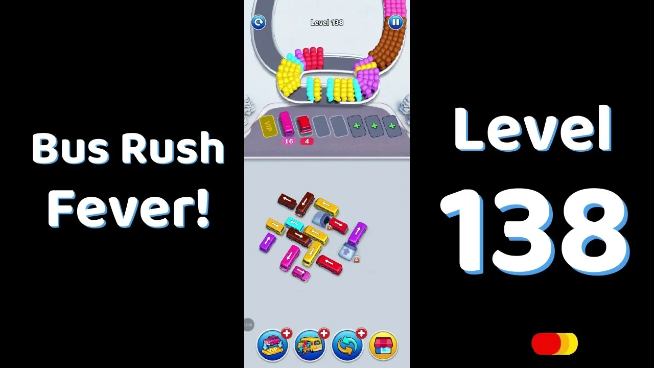 Bus Traffic Fever Level 138 board