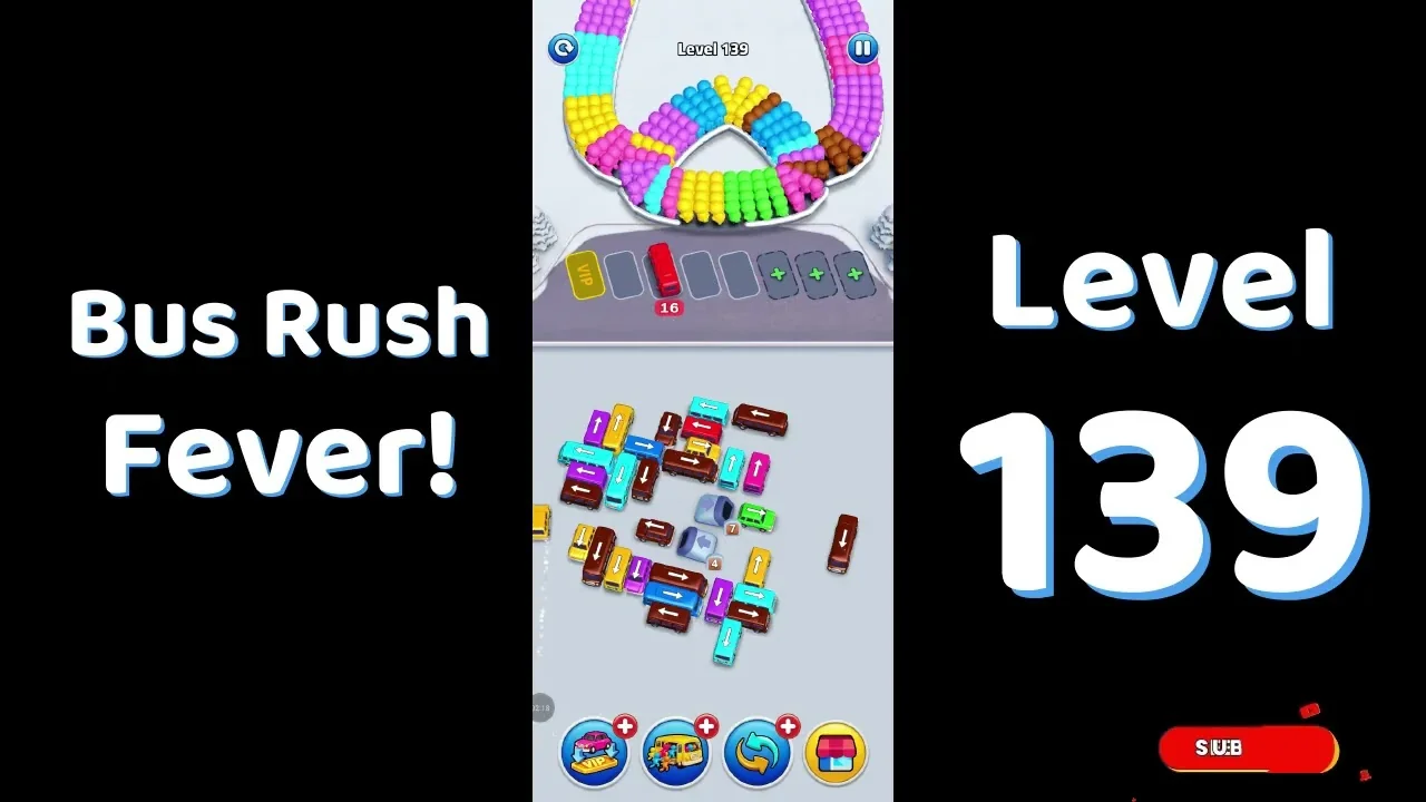 Bus Traffic Fever Level 139 board