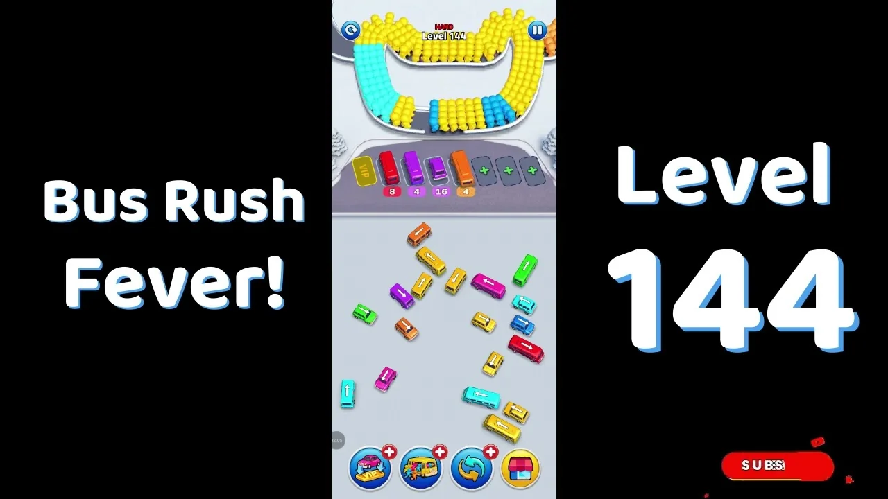 Bus Traffic Fever Level 144 board