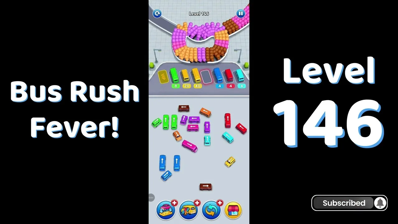 Bus Traffic Fever Level 146 board