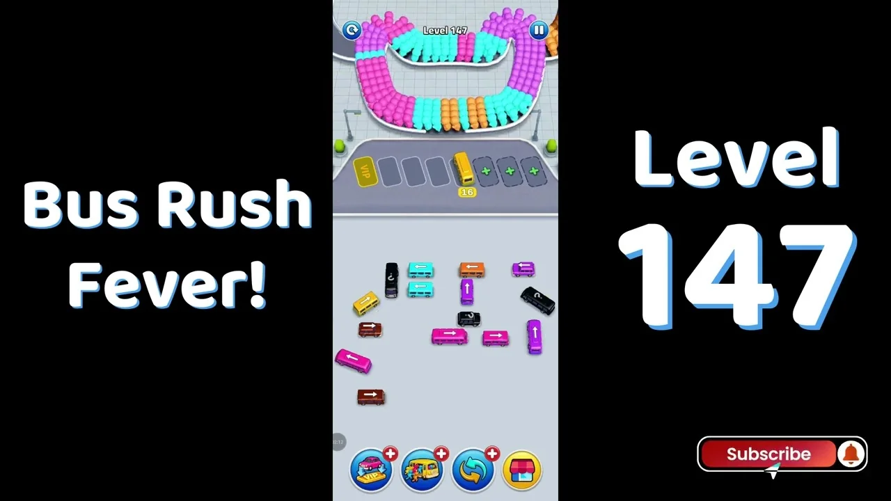Bus Traffic Fever Level 147 board