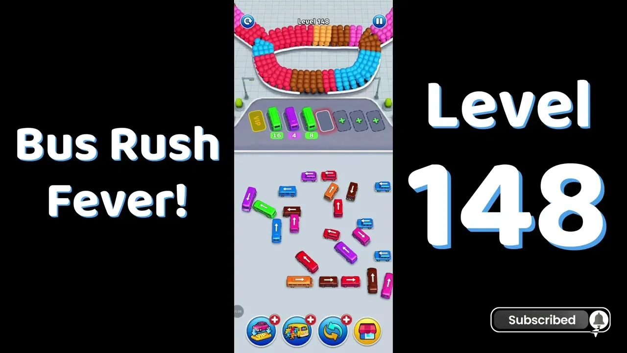 Bus Traffic Fever Level 148 board