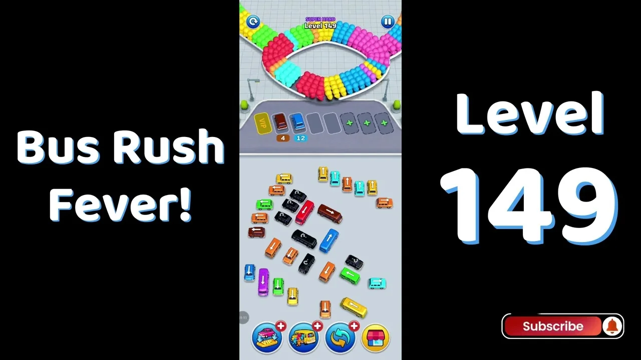 Bus Traffic Fever Level 149 board