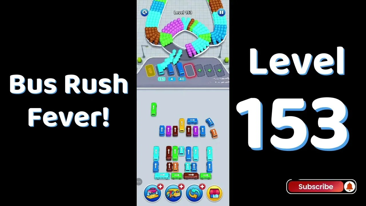 Bus Traffic Fever Level 153 board