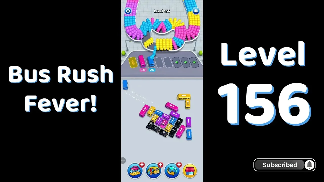 Bus Traffic Fever Level 156 board