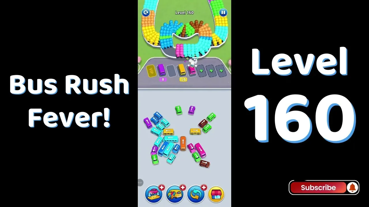 Bus Traffic Fever Level 160 board