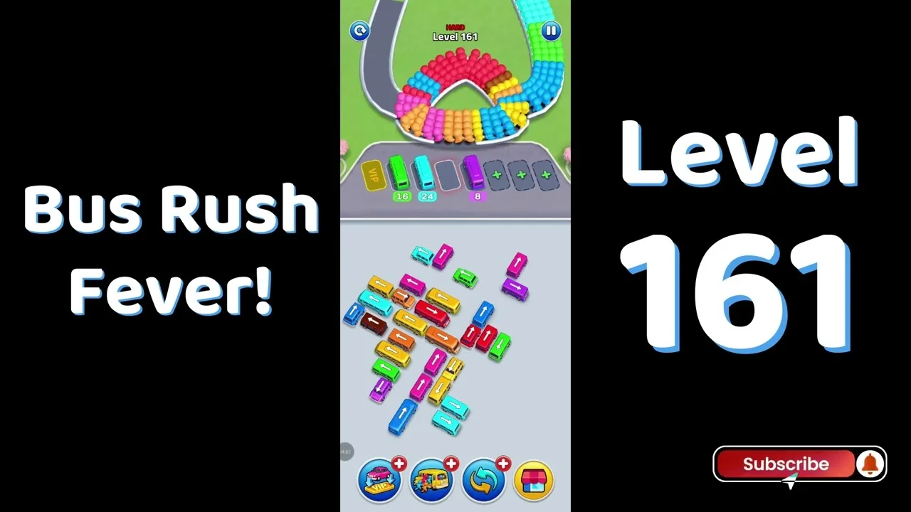 Bus Traffic Fever Level 161 board