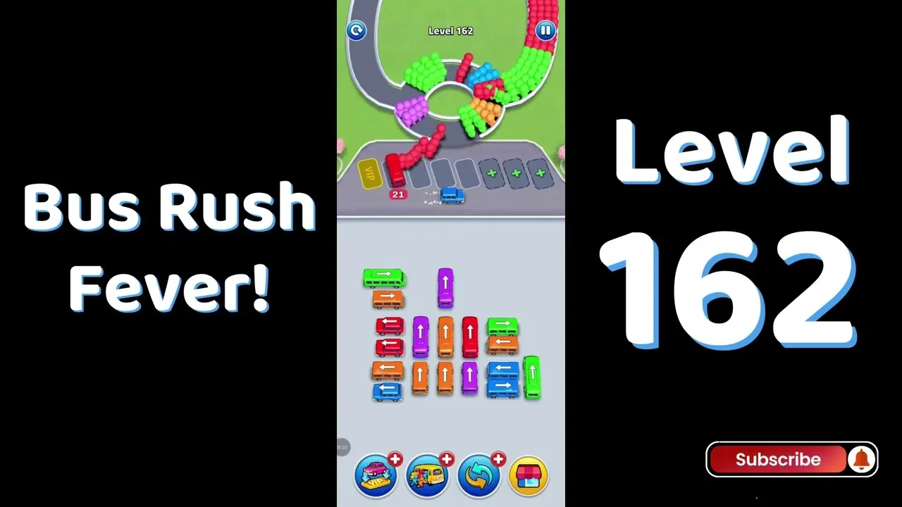 Bus Traffic Fever Level 162 board