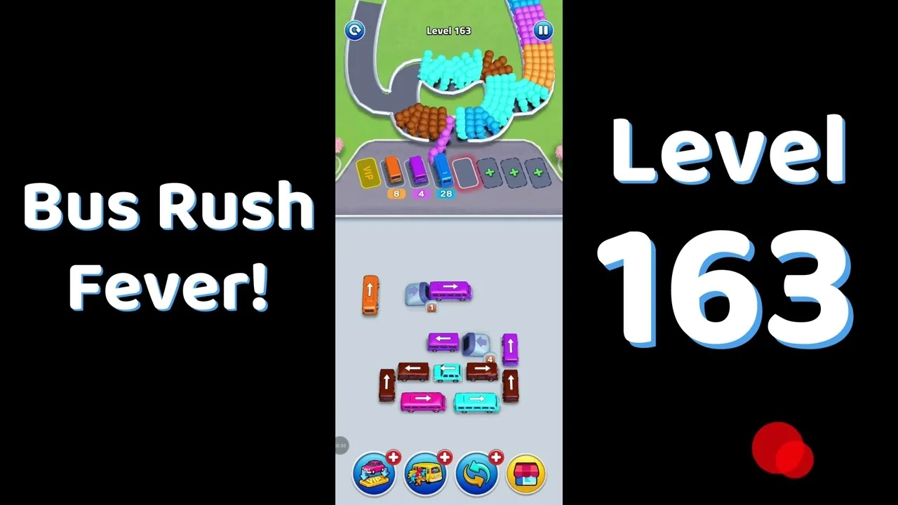 Bus Traffic Fever Level 163 board