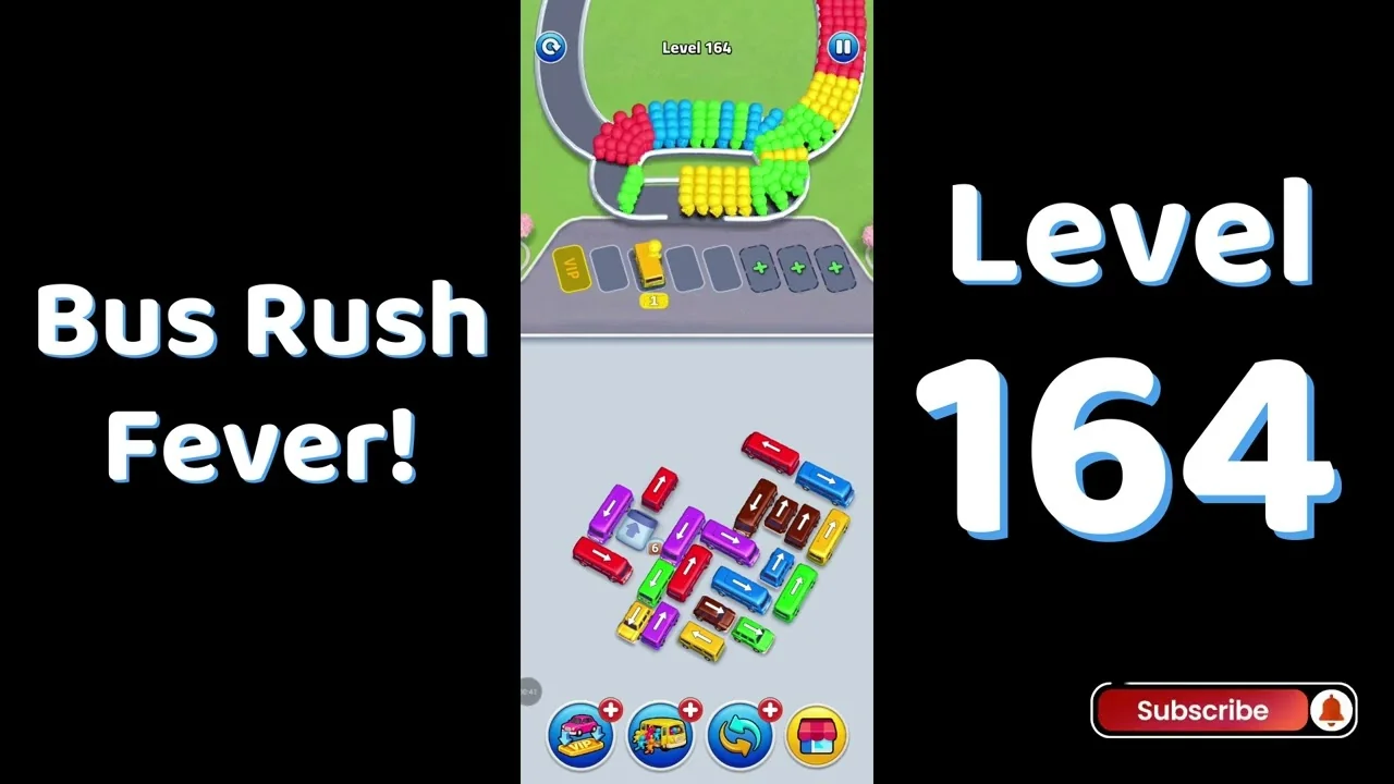 Bus Traffic Fever Level 164 board