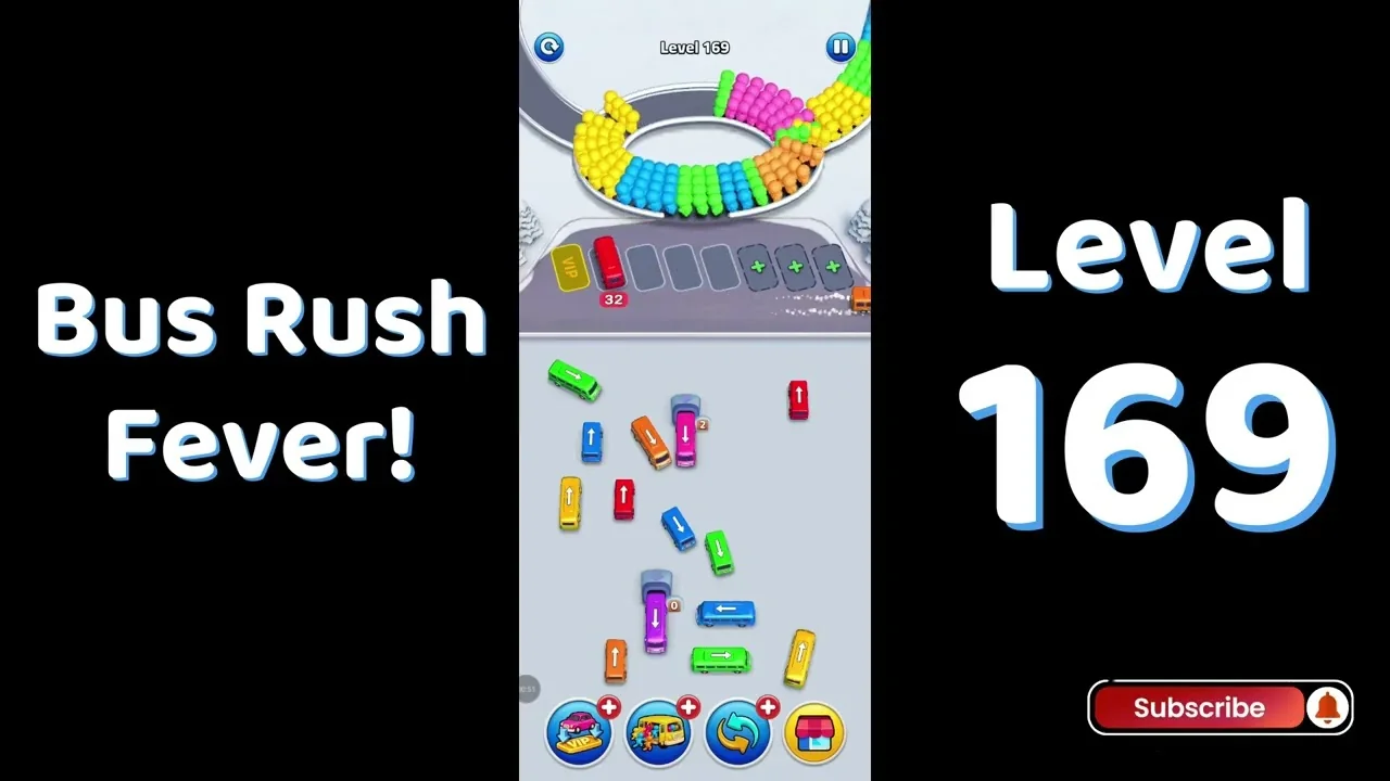 Bus Traffic Fever Level 169 board