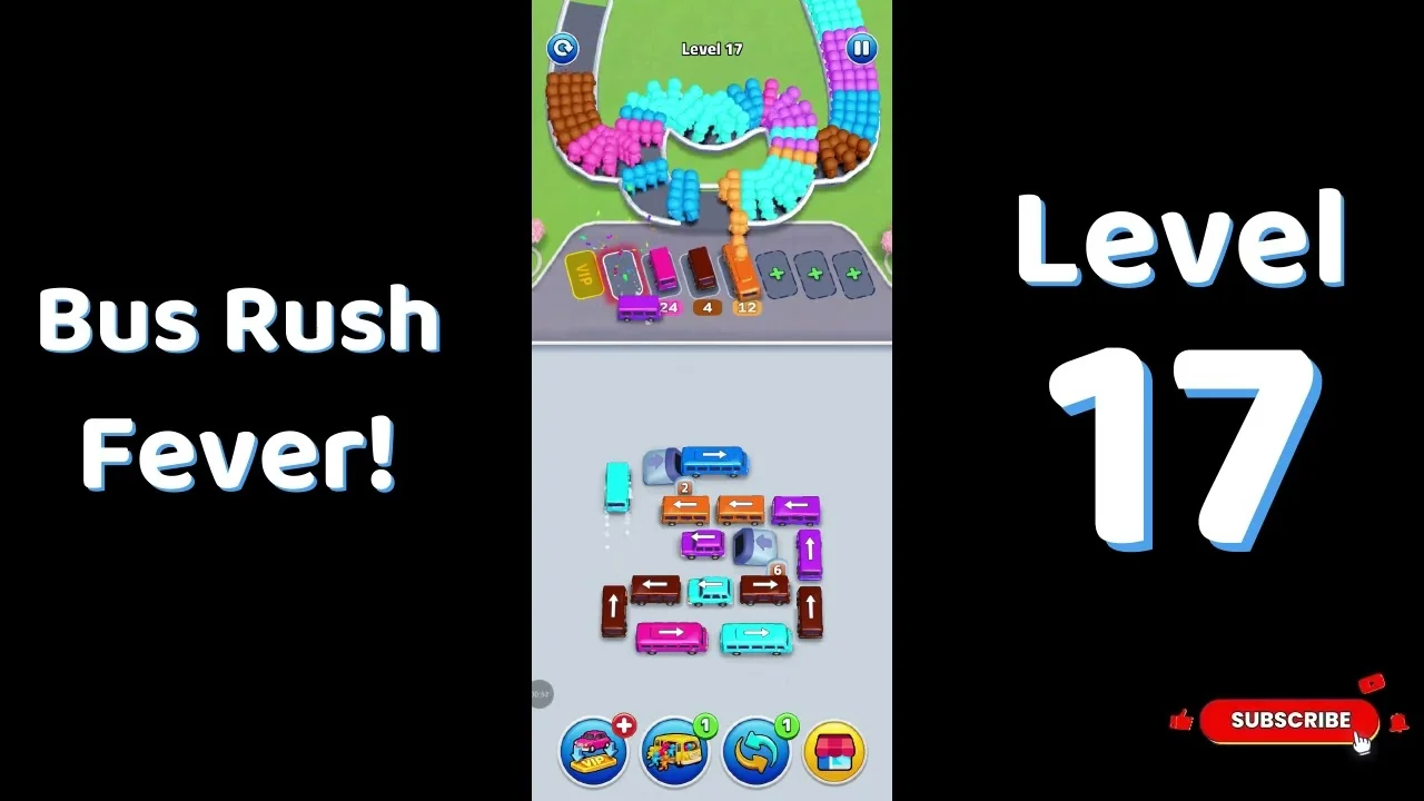 Bus Traffic Fever Level 17 board