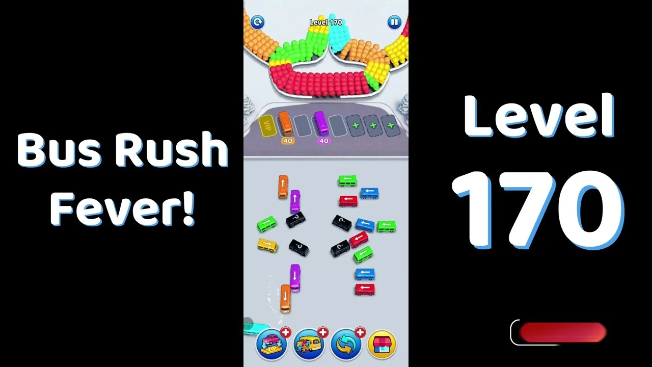 Bus Traffic Fever Level 170 board