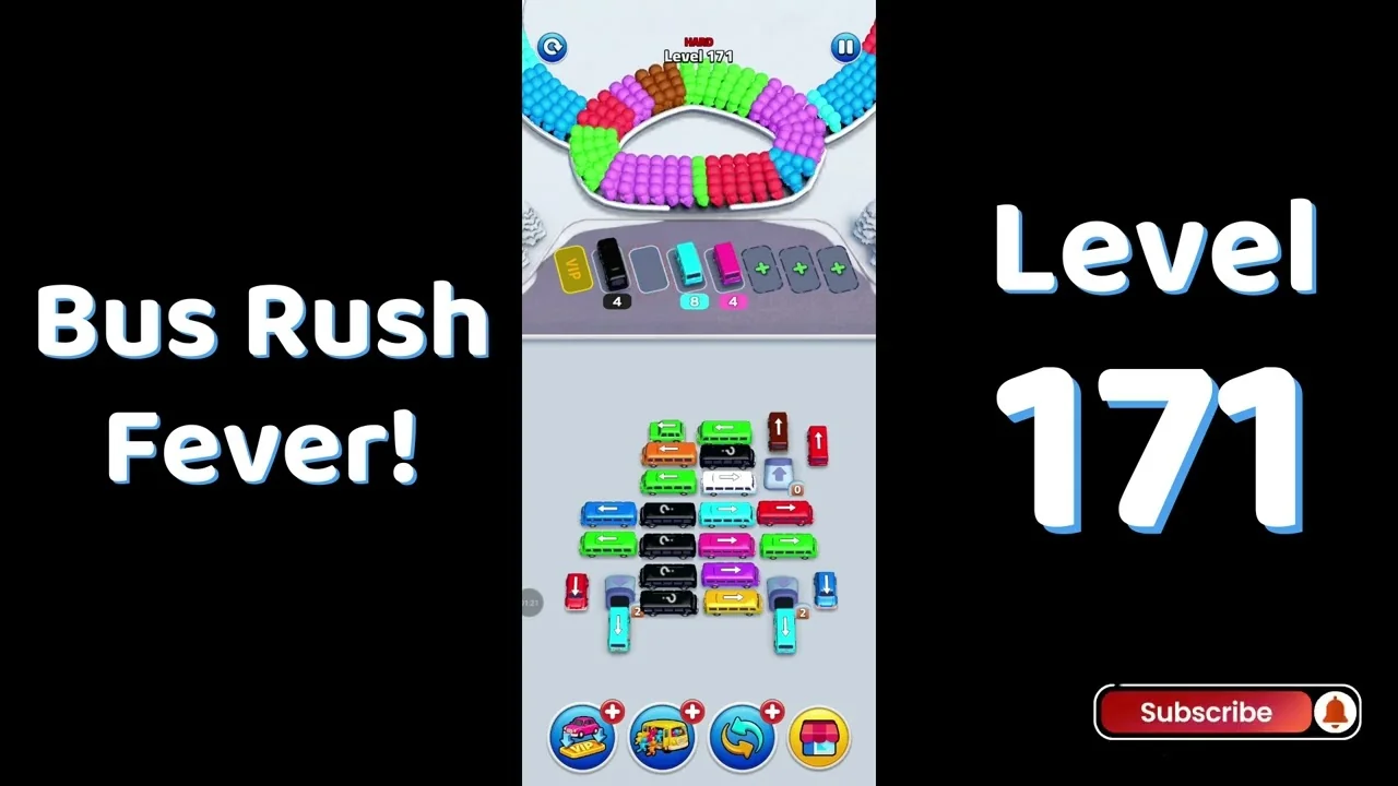 Bus Traffic Fever Level 171 board