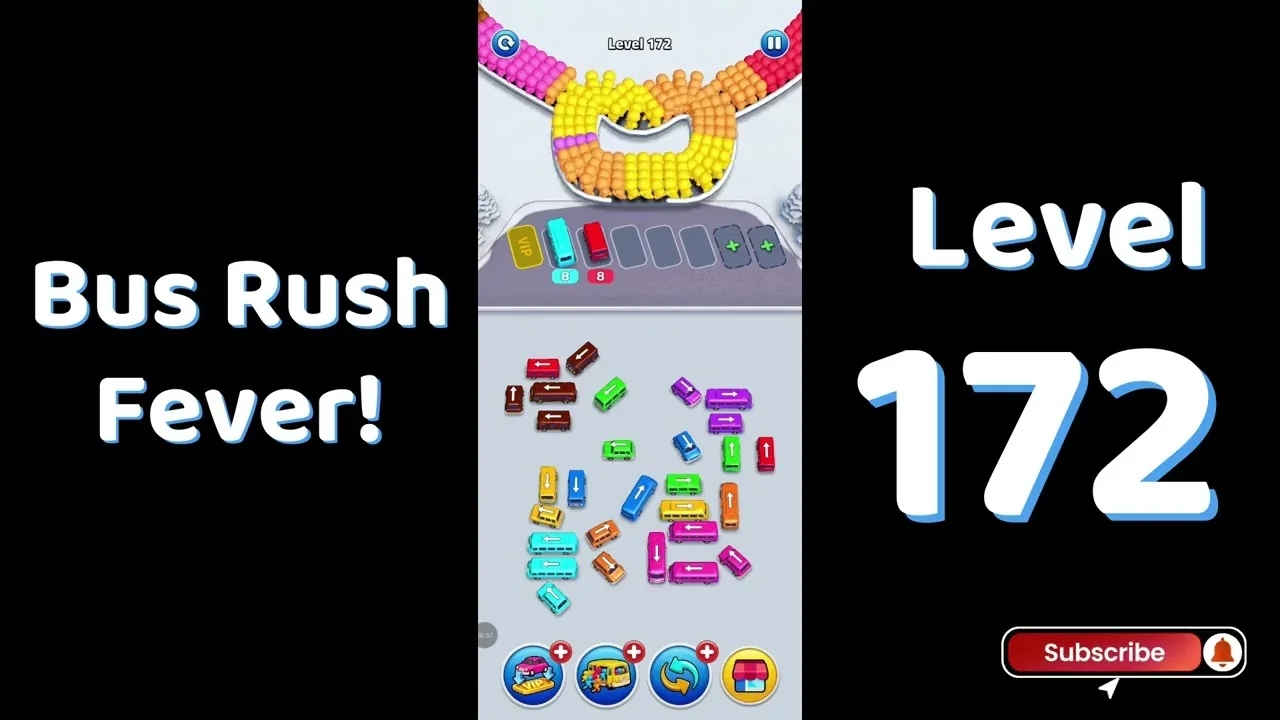 Bus Traffic Fever Level 172 board