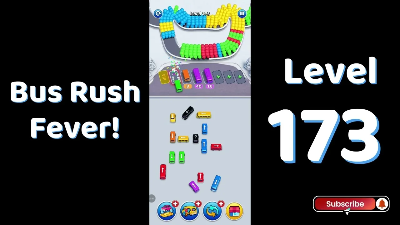 Bus Traffic Fever Level 173 board