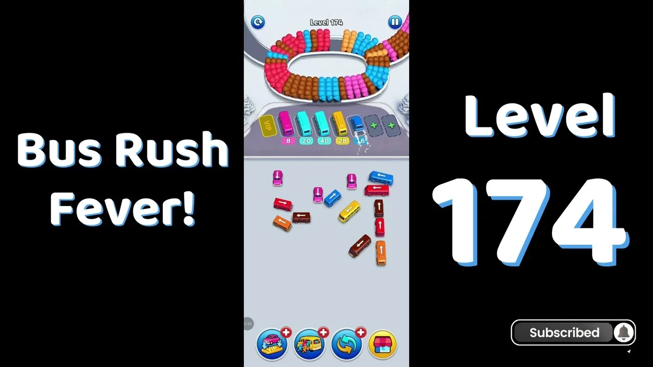 Bus Traffic Fever Level 174 board