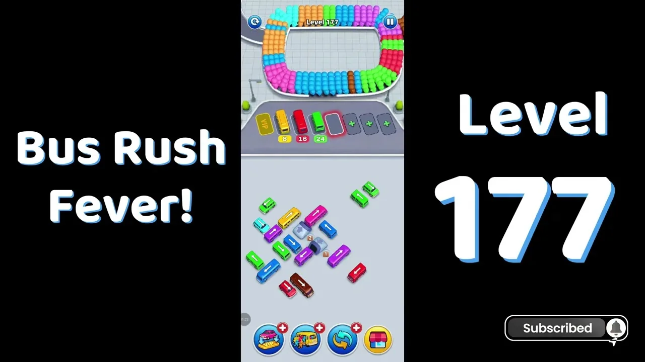 Bus Traffic Fever Level 177 board