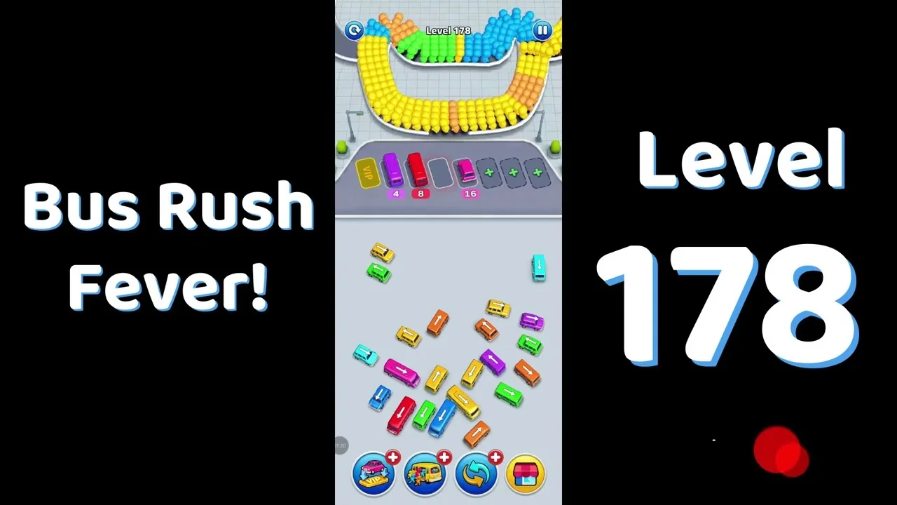 Bus Traffic Fever Level 178 board