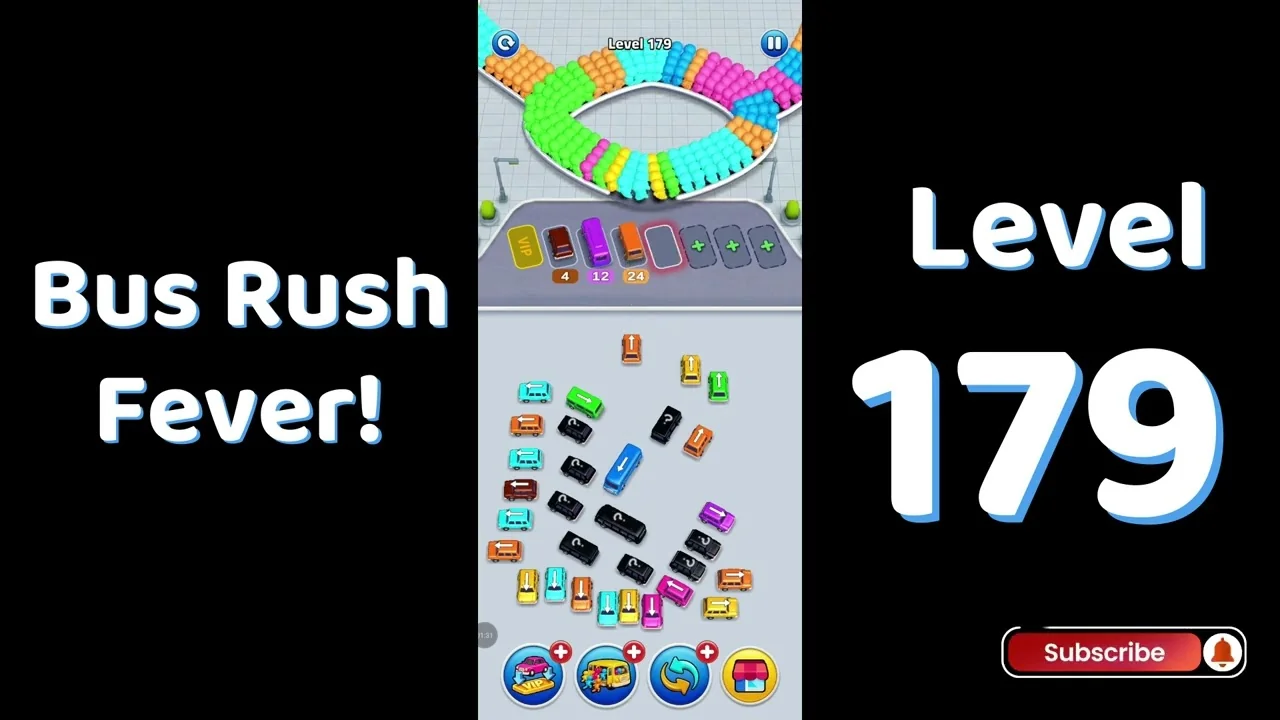 Bus Traffic Fever Level 179 board