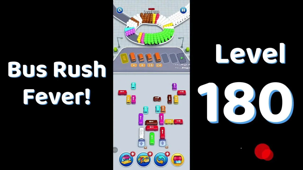 Bus Traffic Fever Level 180 board