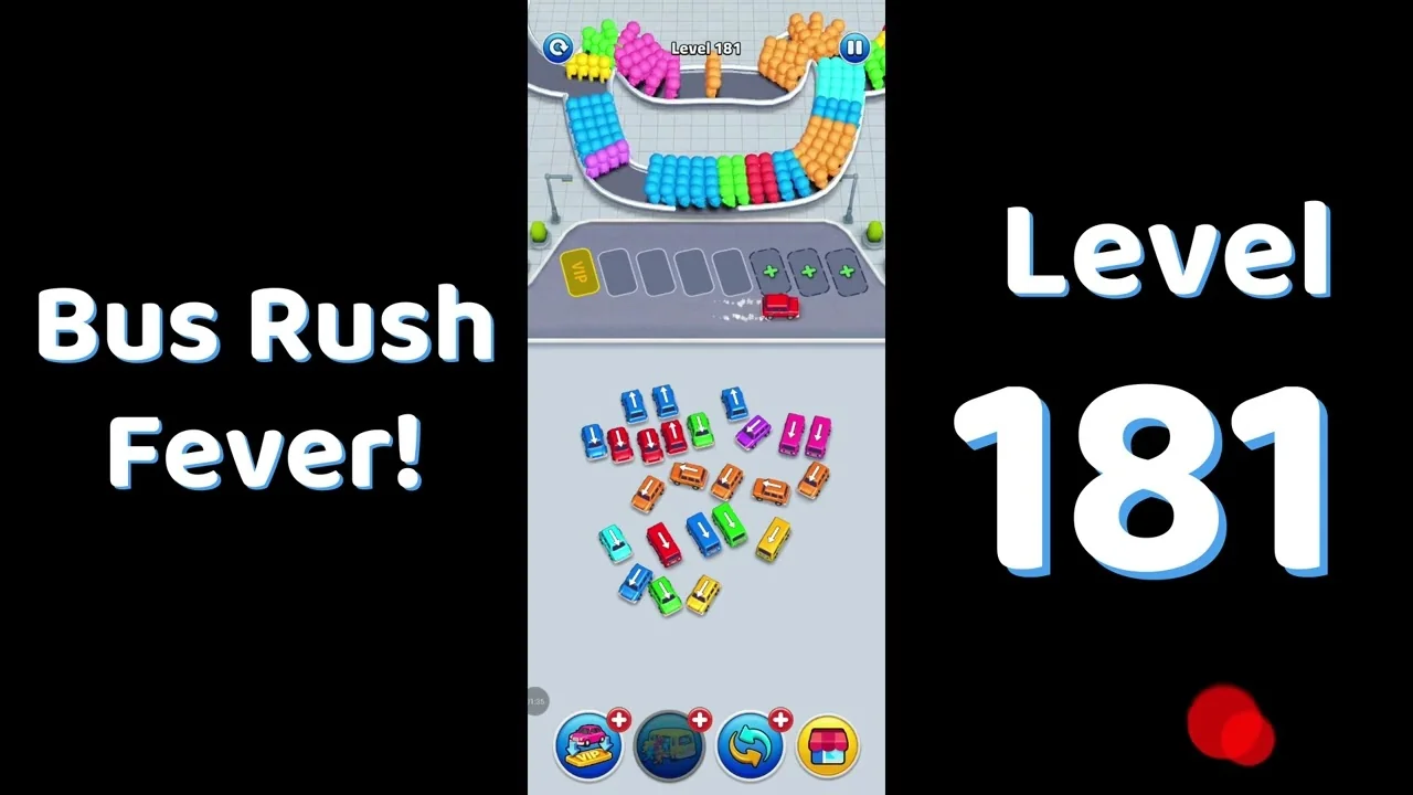 Bus Traffic Fever Level 181 board
