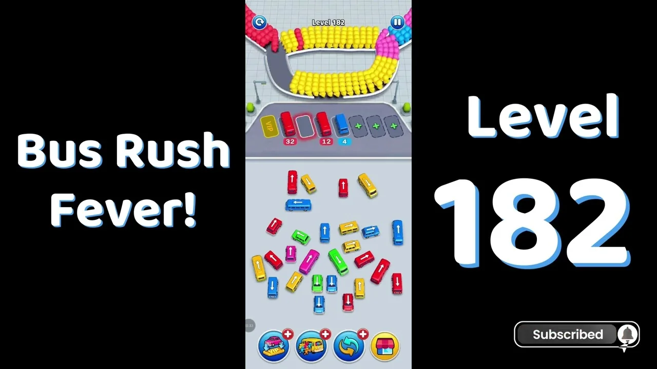 Bus Traffic Fever Level 182 board