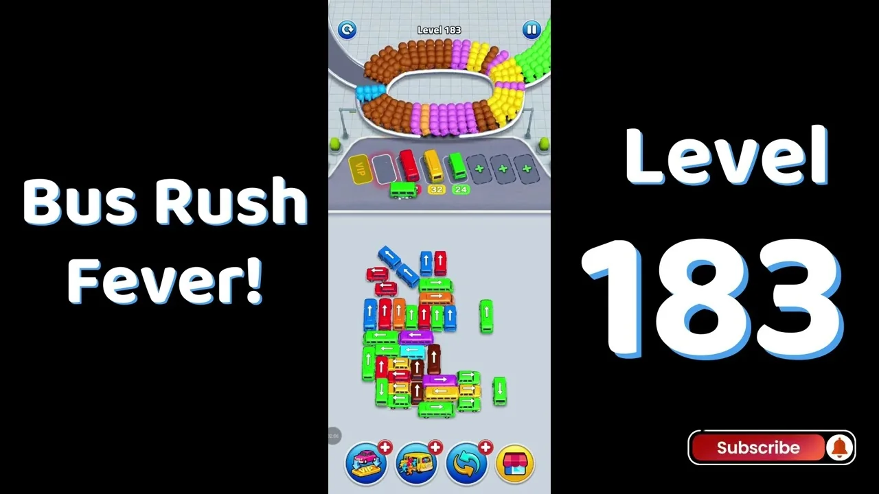 Bus Traffic Fever Level 183 board