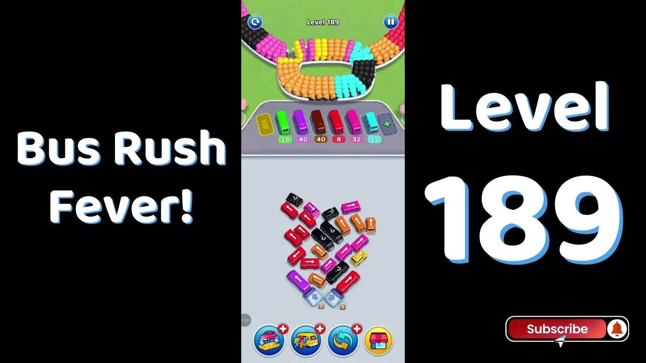 Bus Traffic Fever Level 189 board