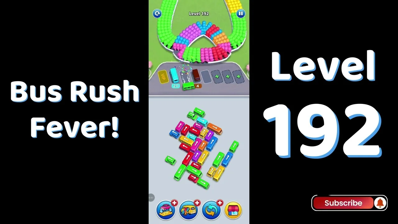 Bus Traffic Fever Level 192 board