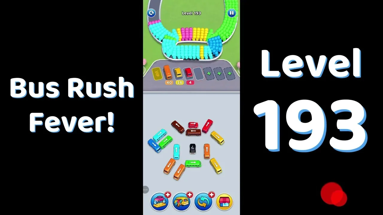 Bus Traffic Fever Level 193 board