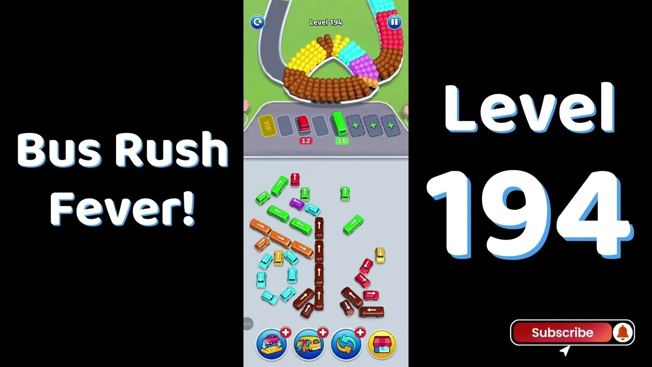 Bus Traffic Fever Level 194 board