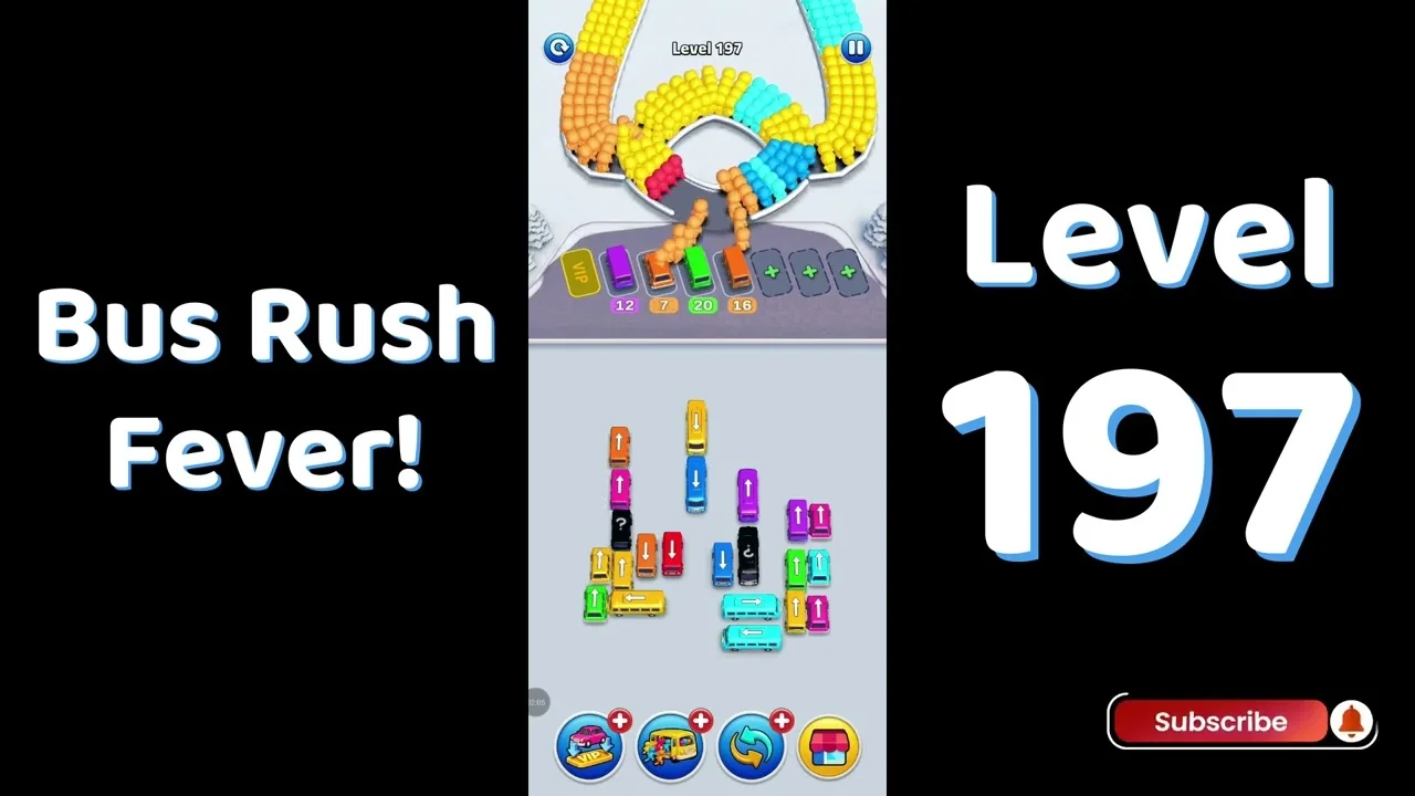 Bus Traffic Fever Level 197 board