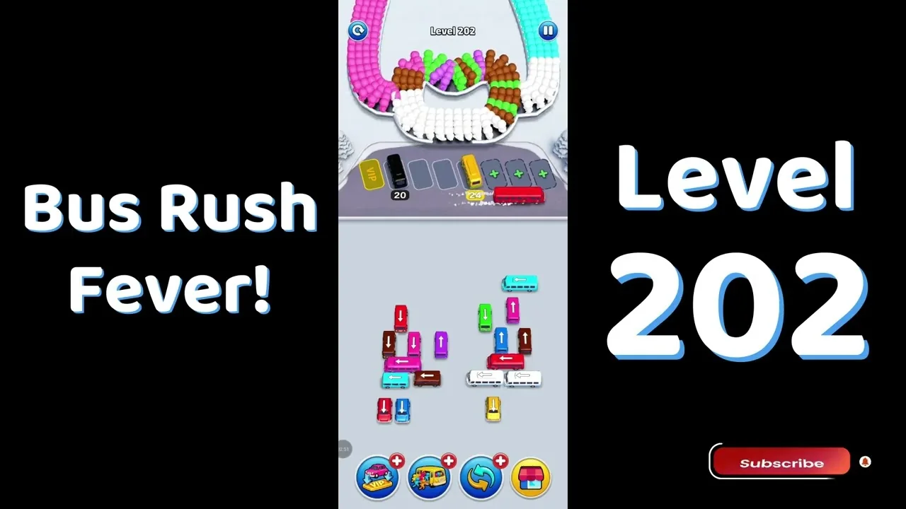 Bus Traffic Fever Level 202 board