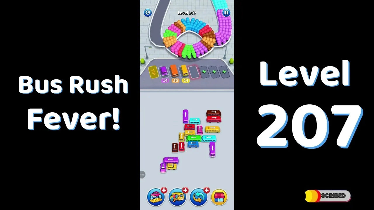 Bus Traffic Fever Level 207 board