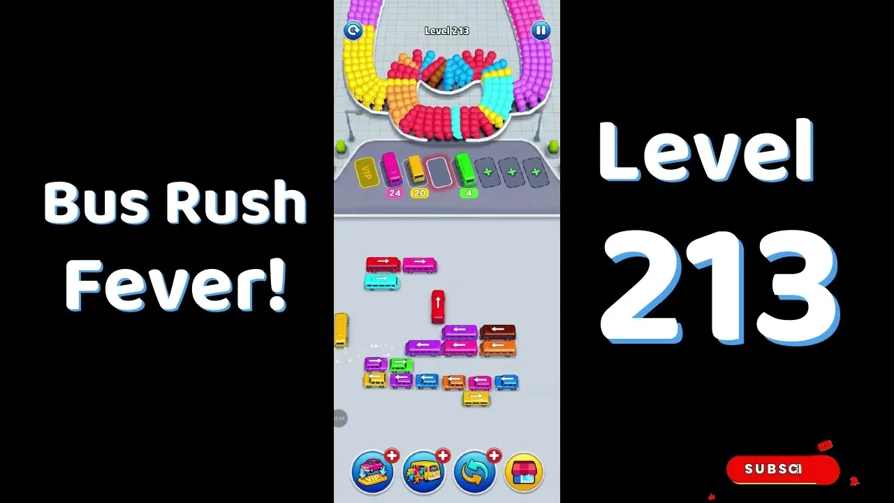 Bus Traffic Fever Level 213 board