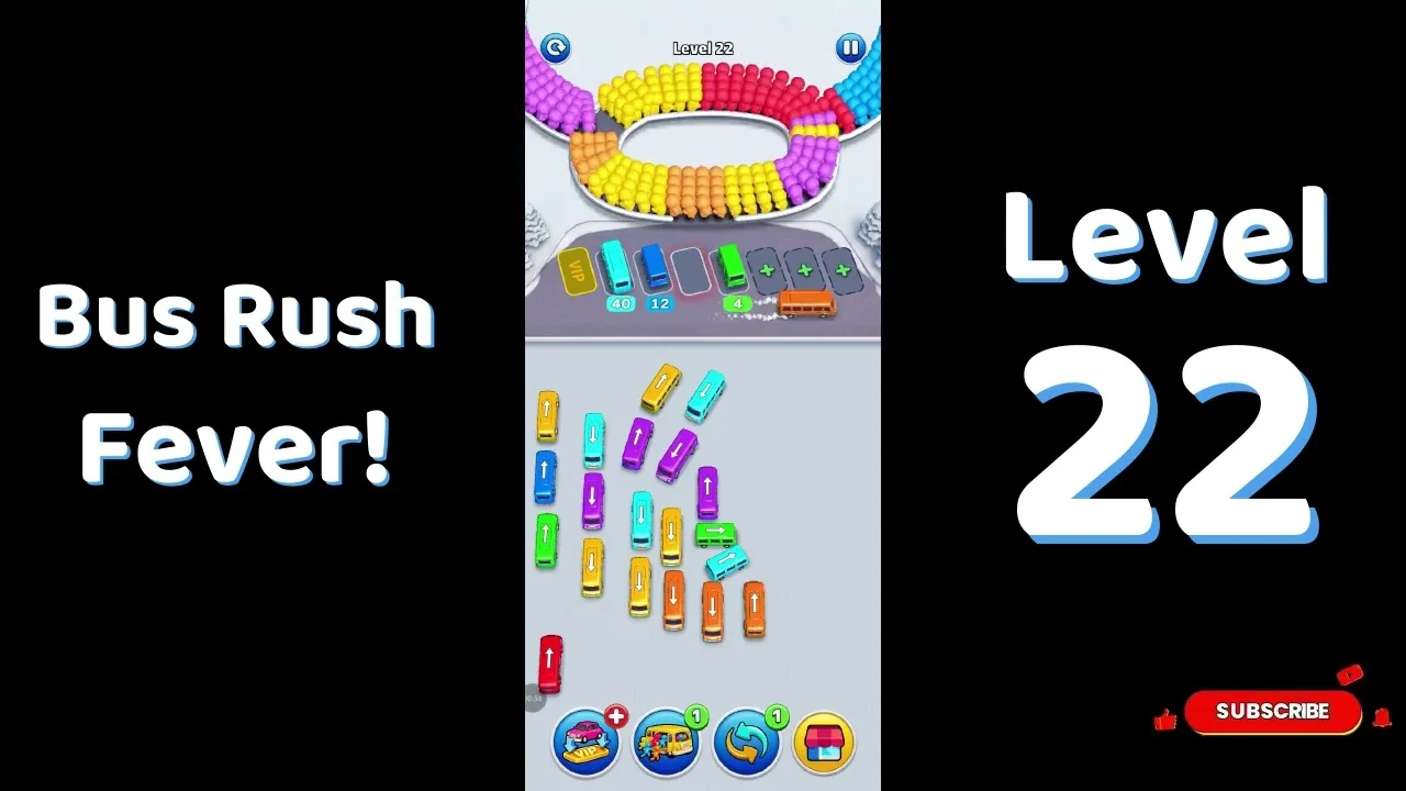 Bus Traffic Fever Level 22 board