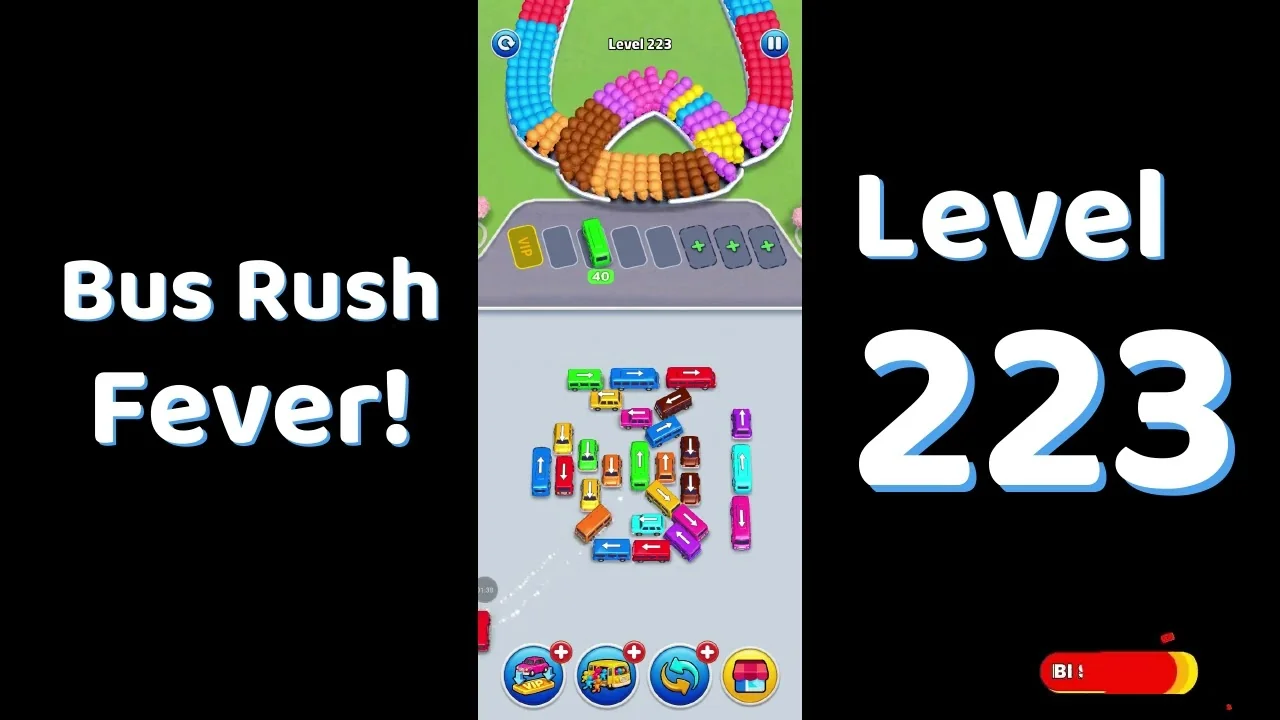 Bus Traffic Fever Level 223 board