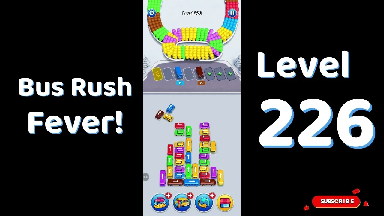 Bus Traffic Fever Level 226 board