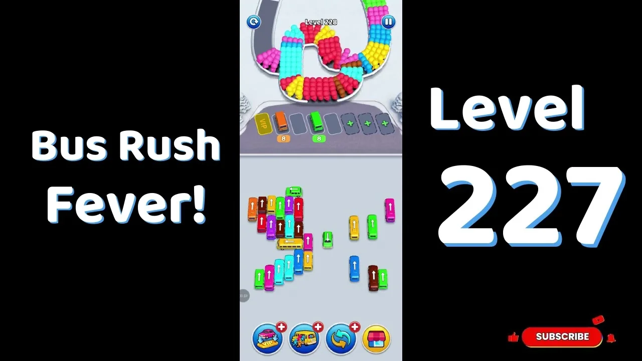 Bus Traffic Fever Level 227 board