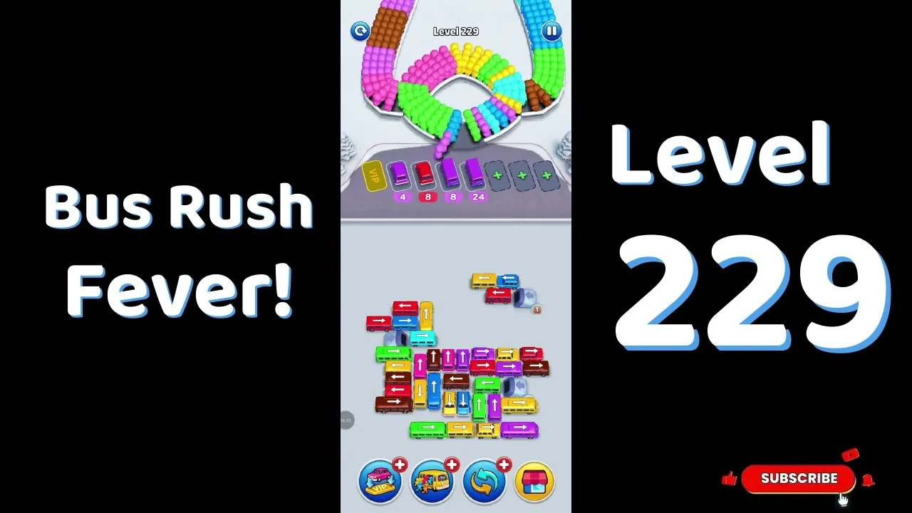 Bus Traffic Fever Level 229 board