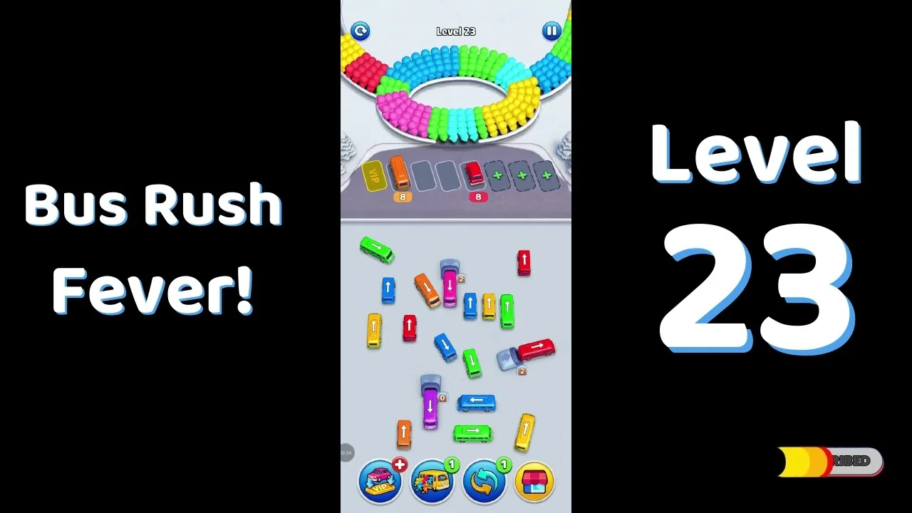Bus Traffic Fever Level 23 board