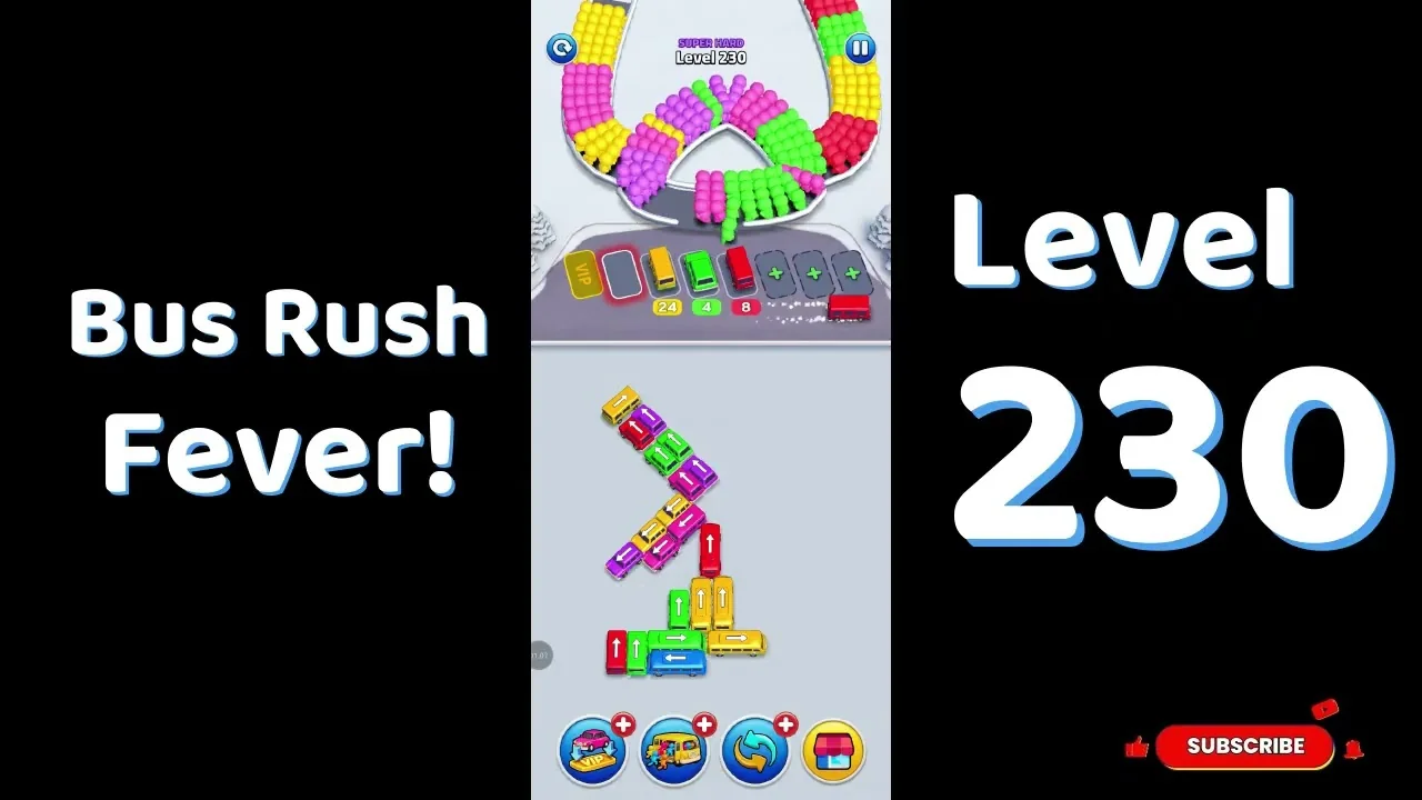 Bus Traffic Fever Level 230 board
