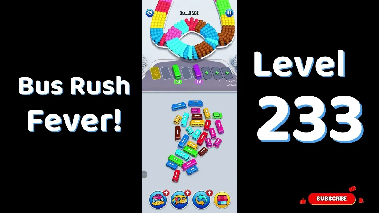 Bus Traffic Fever Level 233 board