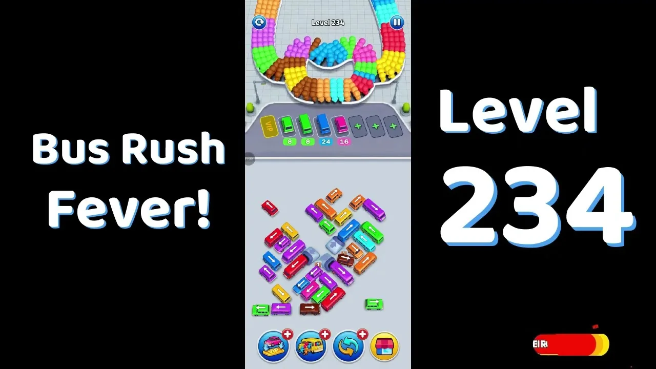 Bus Traffic Fever Level 234 board