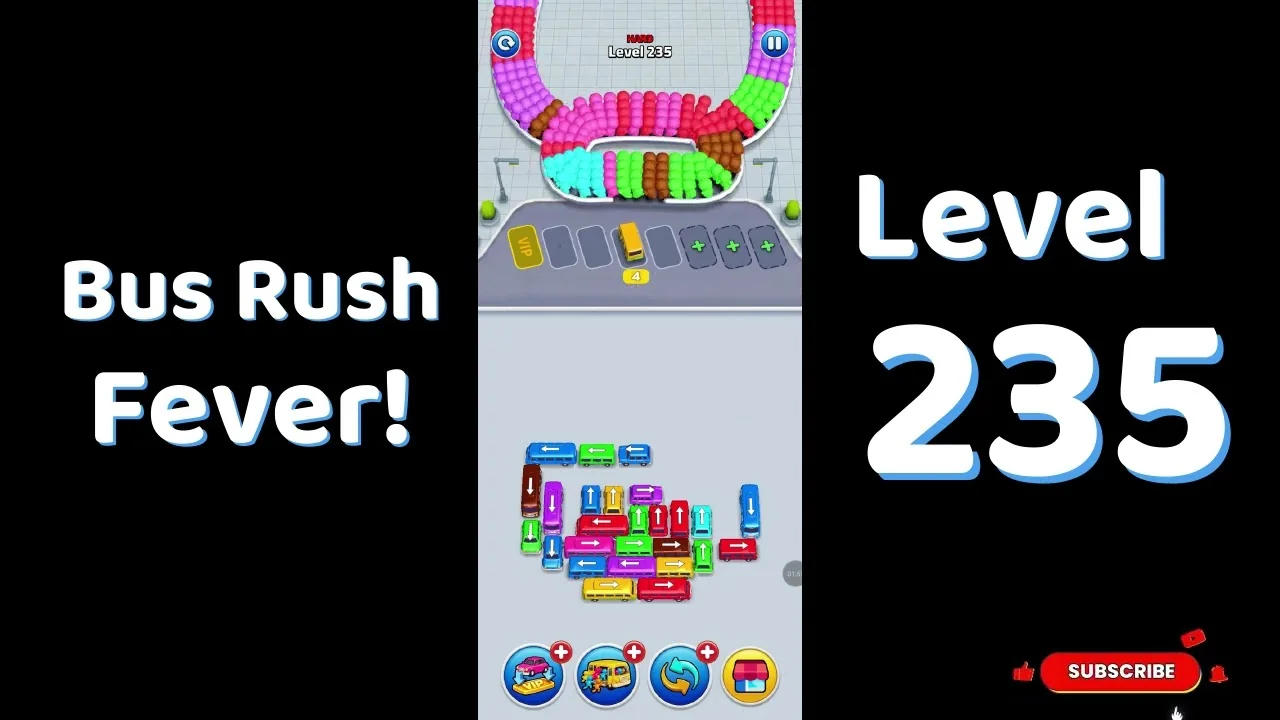 Bus Traffic Fever Level 235 board