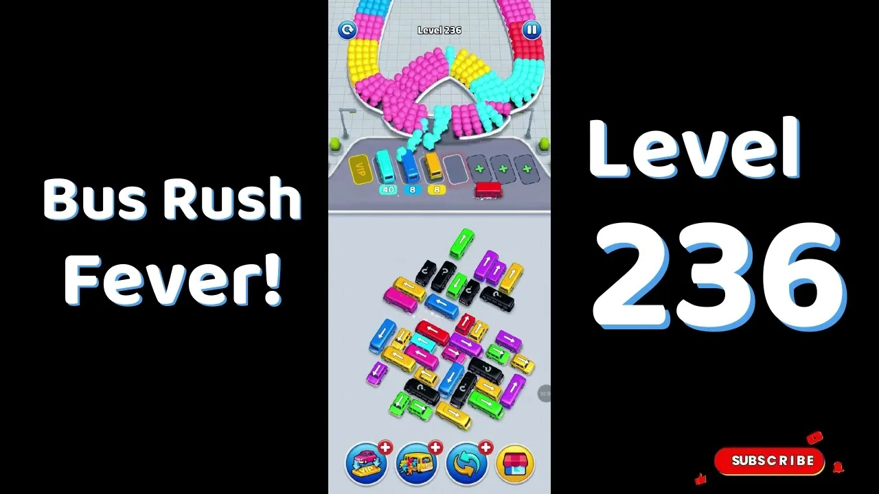 Bus Traffic Fever Level 236 board