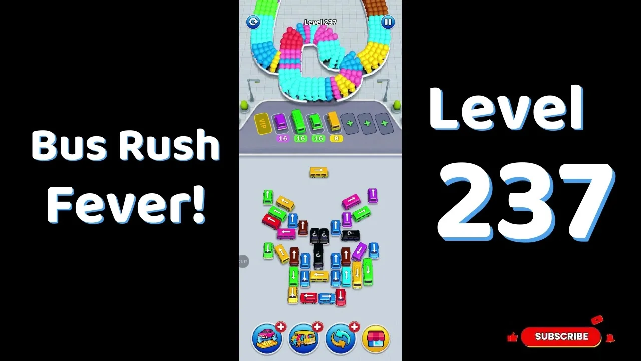Bus Traffic Fever Level 237 board
